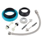 KIT VASO SANITÁRIO COM CAIXA ACOPLADA E ASSENTO BRANCO - MARIANA ICASA