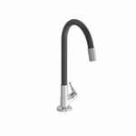 TORNEIRA COZINHA PAREDE NOVA EXACTA TUBO FLEX 1169 CROMADA