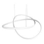 PENDENTE SPACE SATURNO LED 50W 3000K BRANCO BIVOLT - BRONZEARTE