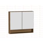 ESPELHEIRA MADEIRA 800 2 PORTAS COM NICHO COZIMAX