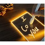 LUMINARIA MESA 3D USB ESCREVE TIPO LOUSA