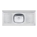 PIA INOX ACO 1,20M FRISADA COM VÁLVULA - TRAMONTINA