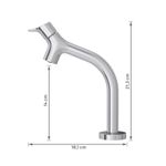 TORNEIRA PARA LAVATÓRIO MESA DE BICA BAIXA CROMADA GAMA - DECA