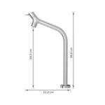 TORNEIRA PARA LAVATÓRIO MESA DE BICA ALTA CROMADA GAMA - DECA