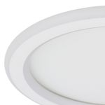 PLAFON LED SLIM REDONDO BRANCO 30CM - 3000K/4000K/6000K 30W - HEVVY