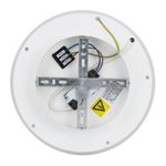 PLAFON LED SLIM REDONDO BRANCO 30CM - 3000K/4000K/6000K 30W - HEVVY