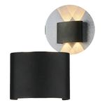 LUMINÁRIA LED ARANDELA 4 DOTS PRETA 4W 3K KIAN