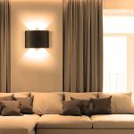 LUMINÁRIA LED ARANDELA 4 DOTS PRETA 4W 3K KIAN