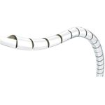 ORGANIZADOR DE FIOS E CABOS 12MM X 1,5M BRANCO - 1 PEÇA