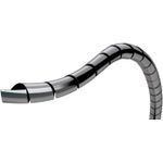 ORGANIZADOR DE FIOS E CABOS 19MM X 1,5M PRETO - 1 PEÇA