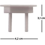 PROTETOR DE TOMADA BRANCO - 3 PEÇA