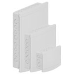 QUADRO DE DISTRIBUIÇÃO DE EMBUTIR COM BARRAMENTO PORTA BRANCA TIGRE