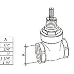 REGISTRO GAVETA BASE 1509 1/2" - FABRIMAR