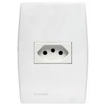 Tomada Horizontal Simples 2p+t 250v 4x2 Ilus Soprano