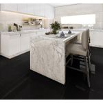 PORCELANATO 73X73 DELTA NERO POLIDO EXTRA RETIFICADO