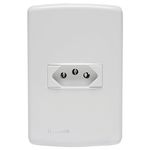 Tomada Simples Horizontal 2p+t 250v 4x2 Duale Up Soprano