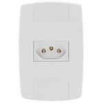 TOMADA HORIZONTAL 2P+T 250V 4X2 LEV ILUMI