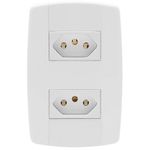 TOMADA DUPLA 250V 4X2 LEV ILUMI