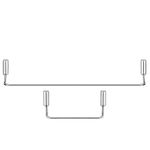 Porta Toalha Idea Cromado