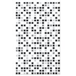 Revestimento 34x60 Mosaico 58 Preto Marcelagres