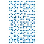 Revestimento 34x60 Mosaico 57 Azul Marcelagres