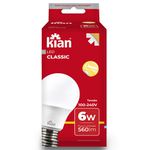 LAMPADA LED CLASSIC A60 6W E27 KIAN
