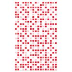 Revestimento 34x60 Mosaico 60 Vermelho Marcelagres