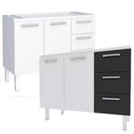 Gabinete De Cozinha Venus 120 Montado