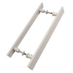 Puxador De Porta Plano AlumÍnio Branco