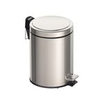 Lixeira Brasil Aco Inox Com Pedal