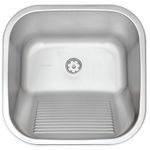 Tanque De Encaixe AÇo Inox Acetinado Com Valvula