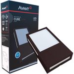 ARANDELA CUBE LED AM3000K 12W BIVOLT AVANT