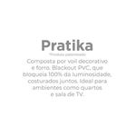 CORTINA PRATIKA LISA SLIM AREIA BELLA JANELA 