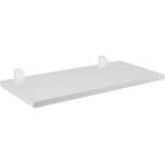 PRATELEIRA EM MDP COM SUPORTE CLIP 20CM BRANCA