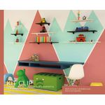 PRATELEIRA EM MDP COM SUPORTE CLIP 20CM BRANCA