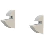 PRATELEIRA EM MDP COM SUPORTE CLIP 25CM BRANCA