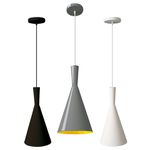 Pendente Aquarela Cone Longo 185x385mm