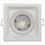 SPOT LED RECUADO QUADRADO 5W BRANCO KIAN