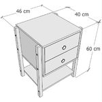 Mesa De Cabeceira Magali 46