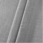 CORTINA RÚSTICA LINHÃO CINZA BELLA JANELA