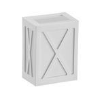  ARANDELA INJETADA PRETO 15CM LEITOSA X 01045