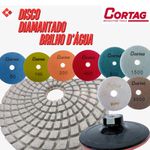 DISCO DIAMANTADO DE POLIMENTO BRILHO D'AGUA