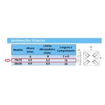 FIXADOR AUTOADESIVO 19X19 MM - 4 PEÇAS