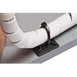 FIXADOR AUTOADESIVO 28X28 MM BRANCO - 4 PEÇAS