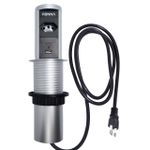 TORRE TOMADA AUTO PRATA 1 TOMADA + 2 USB TIPO A + TIPO C SEM FIO