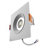 SPOT DE EMBUTIR EASY LED DECOR 5W QUADRADO 6,5K BRANCO BIVOLT