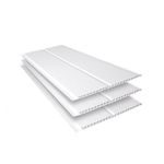 LAMBRIL BRANCO PVC 20cm x 6m 1,20m² - MAIS PVC 