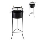 CHURRASQUEIRA DE FERRO PIKINIKI REDONDA 100X40X40CM