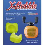 Capa Carretilha Monster 3x X-bubble Transparente Esquerda