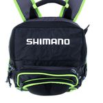 MOCHILA DE PESCA SHIMANO GREEN FISHING BACK PACK XL C/ 4 ESTOJOS - LUG1806